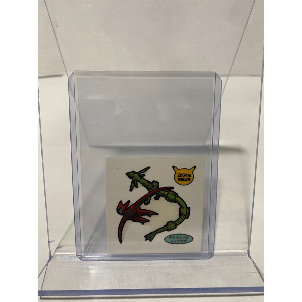 Pokemon Sticker Deoxys & Rayquaza 2004 Movie Japanese Promo